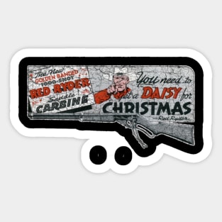 Red Ryder Carbine Action 200 shot Range Model air rifle A Christmas Story Sticker